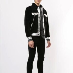 Keiser Clark Racer Skinny Glitter Black Jeans